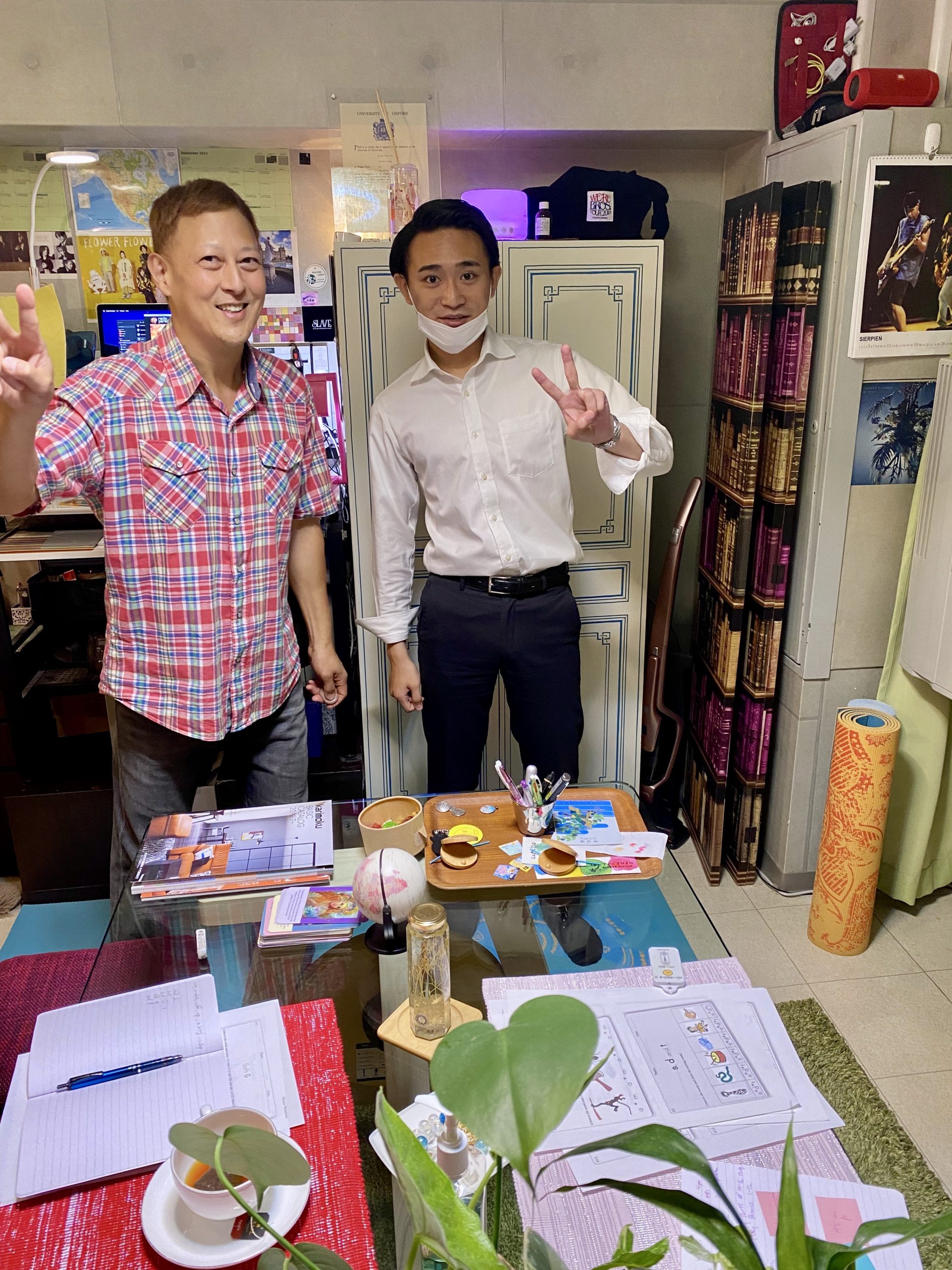 生徒さんは札幌で新しい仕事をする為に英語を学んでいます。